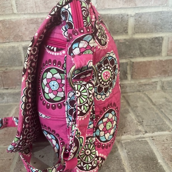 Vera Bradley Crossbody Bag with Floral Pattern - Picture 9 of 11
